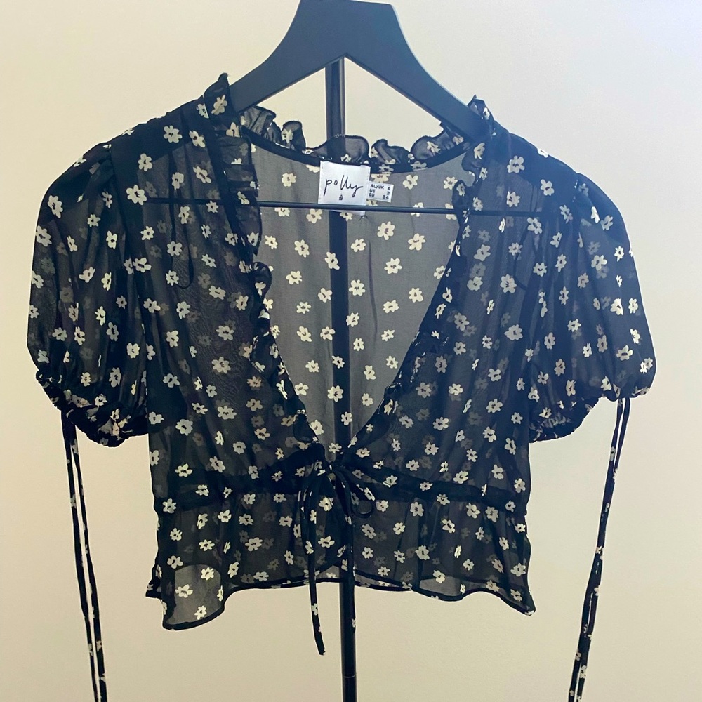 PRINCESS POLLY FLORAL CROP TOP